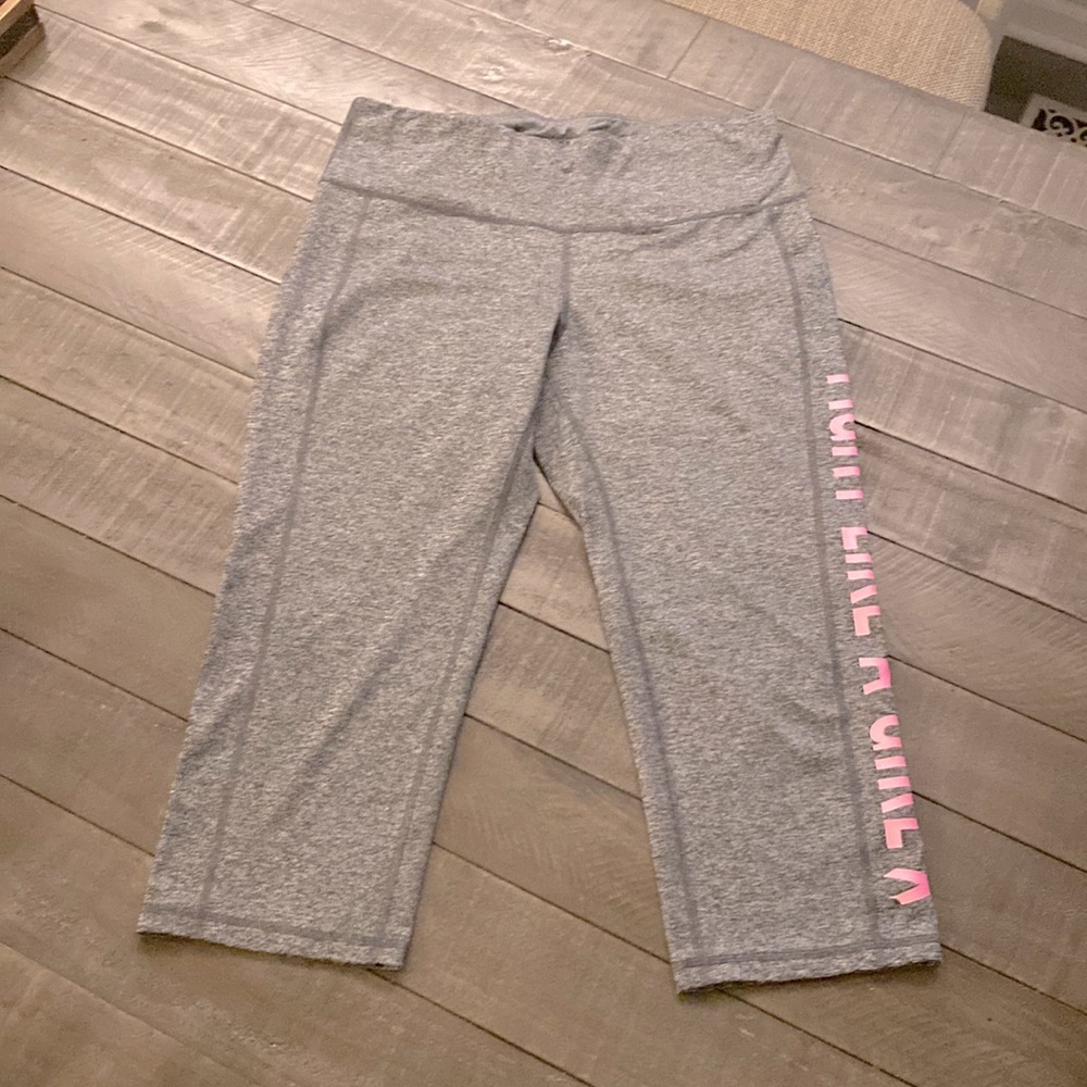 Spandex crop leggings FIGHT LIKE A GIRL